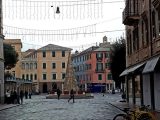 Savona una vista natalizia verso piazza Sisto IV